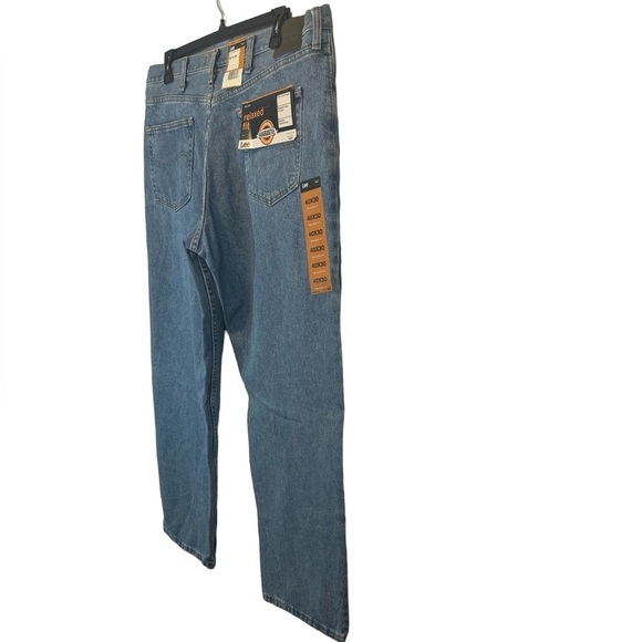 Lee Relaxed Fit Big and Tall Mens Jeans Light Stone Size 40x30 NWT - Picture 10 of 16